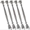 Smart Choice Marine Closed Body Turnbuckle Rigging Screw 316 Marine Stainless Steel Choose Size and Quantity (M6 6mm (1/4"), 05-Pack) view 1