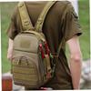 KICHOUSE Large Capacity Tactical Backpack for Men Camo Oxford Cloth Outdoor Knapsack for Camping Hiking Fishing view 2