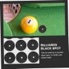 Kisangel 6sheets Billiard Point Sticker Snooker Spots Woven Cloth Material Pool Table Accessories view 3