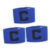 Anneome 3pcs Football Captain's Arm Band Soccer Captain's Arm Sign Sports Game Leader Wristband view 1