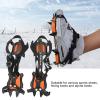 Portable Outdoor Sports 10 Toothed Snow Crampons Slip Resistant Ice view 3