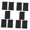 Parliky 25pcs Drawstring Eyeglasses Pouches Lightweight Ski Goggles Bags for Safe Storage and Closure for Swimming Goggles Sunglasses and Eyewear Protection Black view 1