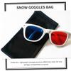 Parliky 25pcs Drawstring Eyeglasses Pouches Lightweight Ski Goggles Bags for Safe Storage and Closure for Swimming Goggles Sunglasses and Eyewear Protection Black view 2