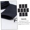 Parliky 25pcs Drawstring Eyeglasses Pouches Lightweight Ski Goggles Bags for Safe Storage and Closure for Swimming Goggles Sunglasses and Eyewear Protection Black view 4