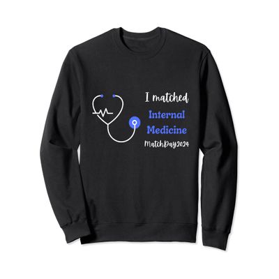 Internal Medicine Residency Match Day 2024 Reverse, Sweatshirt