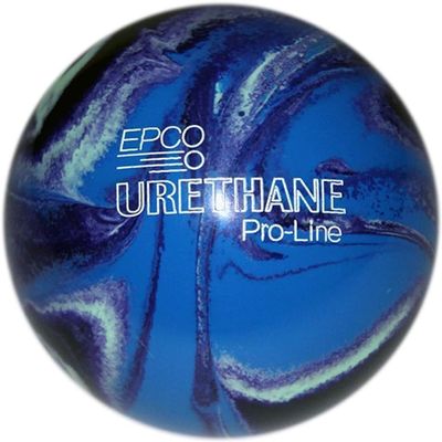 BuyBocceBalls - EPCO Candlepin Bowling Balls - Urethane Pro-Line - Purple, Blue & Mint (4 1/2 inch- 2lbs.6oz.) - Single - Made in USA