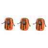 Kisangel 3pcs Pack Duffle Waist Pack Camping Belt Bag Running Belt Hiking Bag Oxford Lightweight Water-resistant Phone Keys Money Earbuds Snacks Holder Functional Headphones Travel Workout view 1