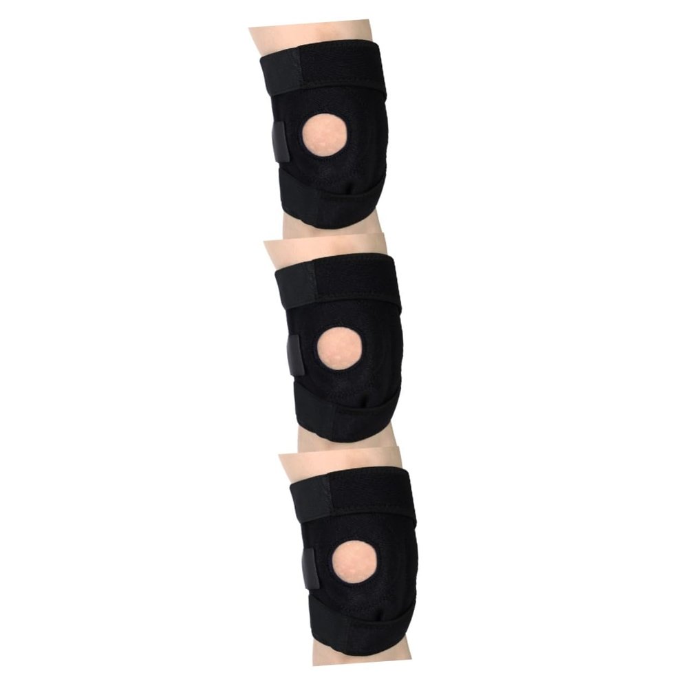 Gatuida 3pcs Knee Support Brace Sleeve for Running Hiking and Outdoor Sports Open Patella Design for Injury Prevention and Muscle Stability for Active Lifestyles
