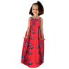 16Y Strap Outfits Kids Girls Ankara Dresses Traditional Dashiki Dress Princess Backless Sleeveless (Red #2, 1-2 Years) view 1