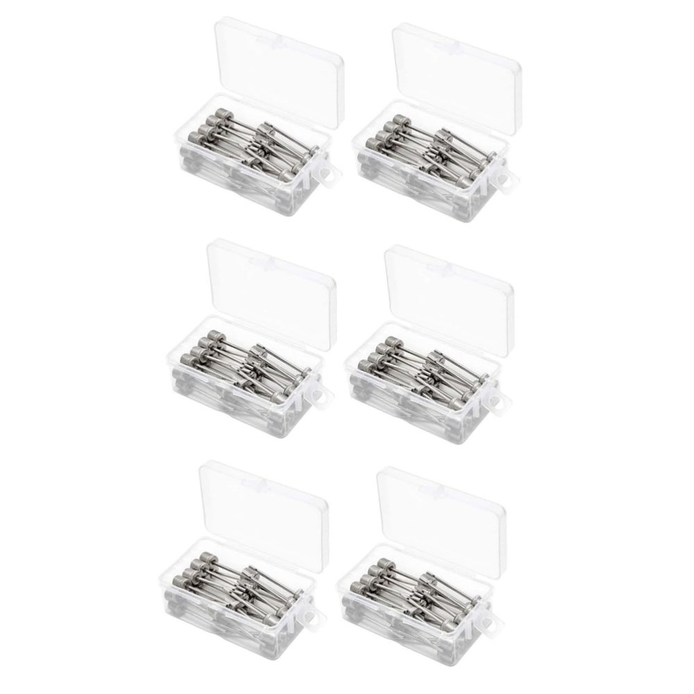 BESPORTBLE 180pcs Stainless Steel Inflator Needles for Sports Pump Needles for Basketball Football Rugby Volleyball Quick Inflate Accessory Storage Box