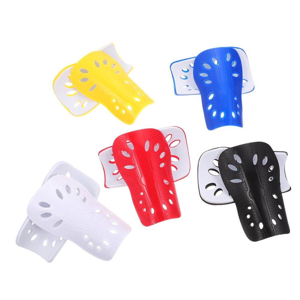 BESPORTBLE Protective Gear for Boys and Girls: 5 Pair Football Shin Guards Boys and Girls Soccer Shin Guards and Socks Easy to Care for Reusable