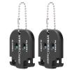 CFTGIW 2pcs Portable S Counter Mini Stroke S Counter with Key Chain Best Two Digits Display for S Counter. Stroke Counter Clicker Counter S Card S Card Double S Board Black