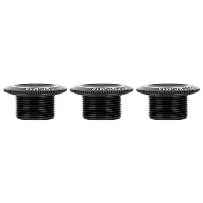 CFTGIW 3Pcs 18mm Aluminum Alloy Shaft Axis Screw Nut Accessory Cyclin Easy to Install Chainwheel Screw Nut is Lightwe G Crank Cover 18mm Crank Bolt Bb30 Crankset Arm Set of,