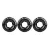 CFTGIW 3Pcs 18mm Aluminum Alloy Shaft Axis Screw Nut Accessory Cyclin Easy to Install Chainwheel Screw Nut is Lightwe G Crank Cover 18mm Crank Bolt Bb30 Crankset Arm Set of, view 2