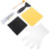 Baluue 1set Trampoline Repair Kit Patch with Glue and Scraper for Easy Repairs Compatible with Various Brands User-Friendly for Trampoline Maintenance view 1
