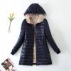 Udeniy Womens Casual Winter Quilted Jackets Lightweight Zip Up Long Sleeve Winter Warm Outerwear Coats with Pockets view 2