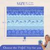 WEKAPO Beach Blanket Waterproof Sandproof Oversized Extra Large Sand Free Beach Mat with Stakes, Storage Bag - Essentials for Outdoor Beach, Picnic (Bohemian Sealife, 8 X 7 FT (1~4 Person)) view 3
