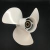 BARDOVEN Outboard Propeller 60-130HP 14x11 Aluminum Alloy 15 Tooth RH Prop for Yamaha Outboard Motor Engine, WHITE view 3