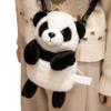 Amamcy Plush Tiger Panda Crossbody Purse for Women Girls Small Fluffy Animal Shoulder Plush Tiger Panda Doll Cute Purse view 2