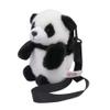 Amamcy Plush Tiger Panda Crossbody Purse for Women Girls Small Fluffy Animal Shoulder Plush Tiger Panda Doll Cute Purse view 3