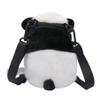 Amamcy Plush Tiger Panda Crossbody Purse for Women Girls Small Fluffy Animal Shoulder Plush Tiger Panda Doll Cute Purse view 4
