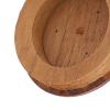 Akozon Marine Steering Wheel Center 63.5mm/2.5in Teak Wood Gloss Finish for Yachts Boats view 3