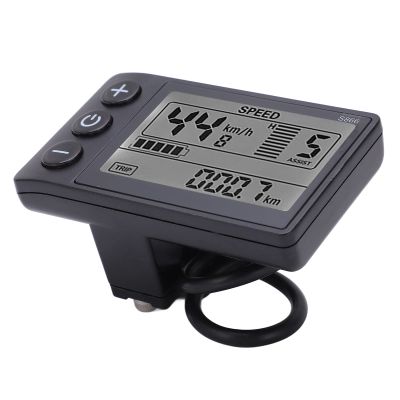 Akozon Ycle S866 LCD,Ycle S866 LCD Display Meter 24V 36V 48V Control Panel with Plug