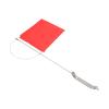 Aramox Wind Indicator Flag, Stainless Steel Red Boat Flag for Sailboat Yacht, Durable Material, Easy Wind Direction Observation, Suitable for Marine Use (140x120mm / 5.51x4.72 in) view 3