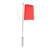 Aramox Wind Indicator Flag, Stainless Steel Red Boat Flag for Sailboat Yacht, Durable Material, Easy Wind Direction Observation, Suitable for Marine Use (140x120mm / 5.51x4.72 in) view 4