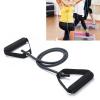 30LB TPE Straight Tension Rope Strength Training Puller Back Pulling Fitness Elastic Rope Black view 3