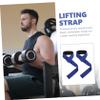Yardwe 6pcs Professional Gym Wrist Straps Lifting Accessories for Weight Training Non- Supportive Wrist Bands for Barbell and Dumbbell Workouts view 2
