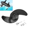 2 Blade Outboard Propeller Kit, Electric Trolling Motor Parts for 50lb, 60lb, 68lb, 88lb Motors, Prevents, Improves Speed and Efficiency view 4