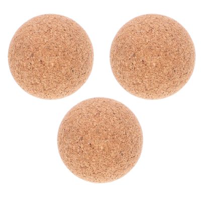 Abaodam 3 Pack Cork Foosball Table Balls 1.25 Inch Wear-Resistant Mini Tabletop Football Replacement Balls for Indoor Foosball Table Game Accessories