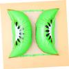 ifundom 1pc Inflatable Water Floating Bed Backrest Kiwi Pattern Hammock for Summer Pool Fun Comfortable Floating Lounge for Adults Easy to Inflate and Store view 2