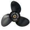 BARDOVEN 150HP~300HP 16x20 Aluminum Outboard Propeller 15 Tooth RH Prop for Yamaha Outboard Motor Engine, BLACK
