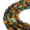 10x14mm Column Yellow Green Agate Gemstone Jewelry Beads Strand 15" Natural Stone for Necklace Bracelet Earrings DIY Design view 4