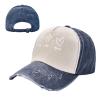 1 Cross 3 Nails 4 Given Christian Cross Outdoor Adult Washed Baseball Cap, Cowboy Hat, Travel Hat Sandwich Cap Navy Blue view 2