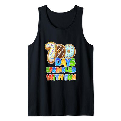 100 days of school Quote100 Days Sprinkled With Fun Funny Tank Top