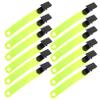 GOOHOCHY Reflective Trail Markers Fluorescent Tape Clips for Outdoor Safety Archery Cycling Running Waterproof High Visibility Trail Marking Clips 12 Pack view 1