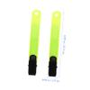 GOOHOCHY Reflective Trail Markers Fluorescent Tape Clips for Outdoor Safety Archery Cycling Running Waterproof High Visibility Trail Marking Clips 12 Pack view 3