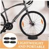 BCOATH Bike Trainer Front Wheel Block Bike Trainer Stand Bike Mat Cycling Platform Bike Front Rack Indoor Biking view 3