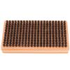 Homoyoyo Snowboard Brush Horsehair Applicator Horsehair Shoes Brush Ski Wax Scraper Brush Snowboard Skiing Board Cleaning Brush Snowboard Rotary Brush Scrubber Wooden Horse Hair Wax Remover view 1