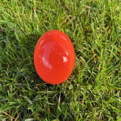 BuyBocceBalls Official Tournament-Grade Pallino Set Single Orange pallino, 60mm Use with 100110mm Bocce Balls