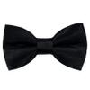 Adjustable Black Bow Ties for Men - Bow Ties for Boys, Mens Bow Tie, Pretied Bowties Men - Wedding, Groomsmen, Prom (Medium (6yrs-12yrs)) view 1