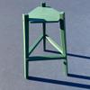 BuyBocceBalls Listing for Har-Tru - Tennis, Bocce, Golf Court Accessories - Har tru Green Poly Lumber Stand with Waste Basket Included (132-3902POLY), 36" H x 22" W view 2