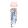 Hedmy Womens Glitter Sequin Tassel Crop Top with Belly Dance Hip Skirt Scarf Wrap Rave Skirt Outfits Pink Medium view 2