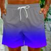 Prime of Day Deals Today 2024 Men Swimming Trunks for Men Drawstring Color Block Elastic Waist Bathing Suits Hawaiian Beach Shorts with Pockets Mens Swim Trunks Multicolor 5X view 3