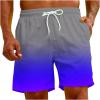 Prime of Day Deals Today 2024 Men Swimming Trunks for Men Drawstring Color Block Elastic Waist Bathing Suits Hawaiian Beach Shorts with Pockets Mens Swim Trunks Multicolor 5X view 4
