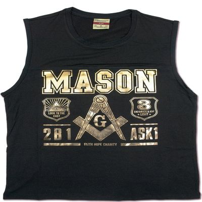 Big Boy Mason Divine S2 Mens Tank Top Sleeveless Tee [Black - 2XL] - ID#149238