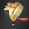 MAZEL Titanium Golf Drivers for Men,Right Handed,460CC (Graphite(Golden Head II), Regular (R), 10.5, Degrees, Right) view 3